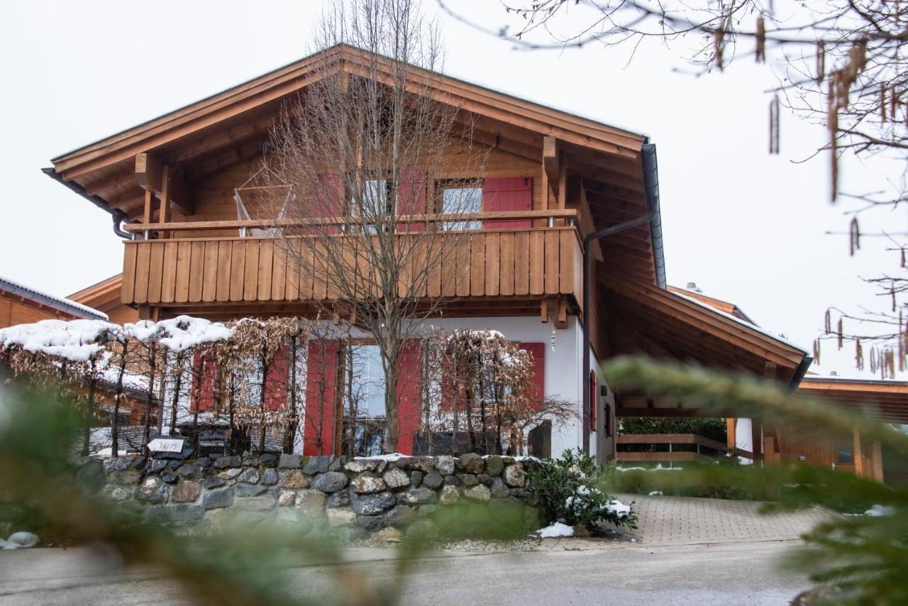 Hirsch Chalet #Sauna Lechbruck Exterior photo